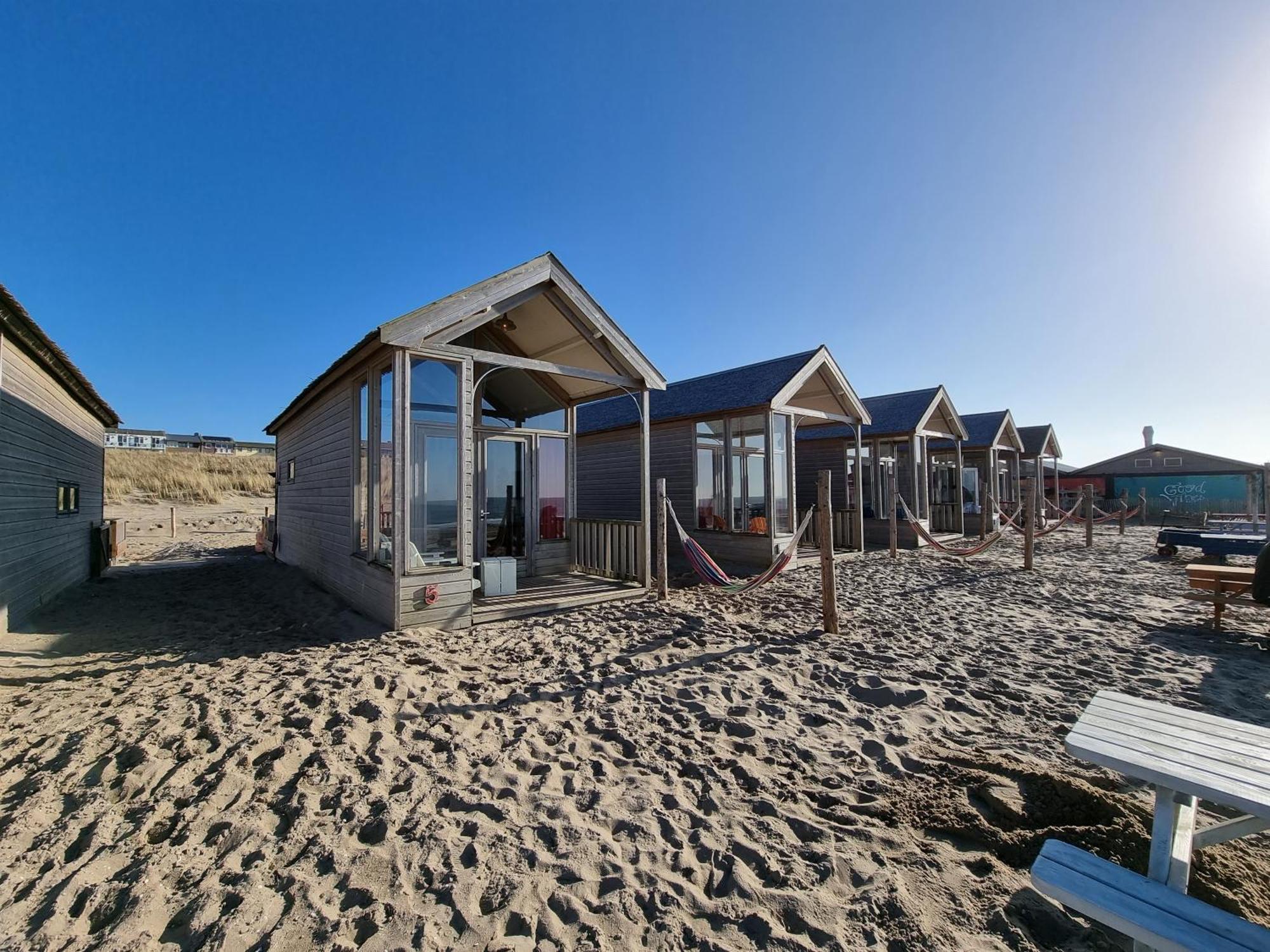 Strandvakantiehuisjes Katwijk 카트베이크안제이 외부 사진