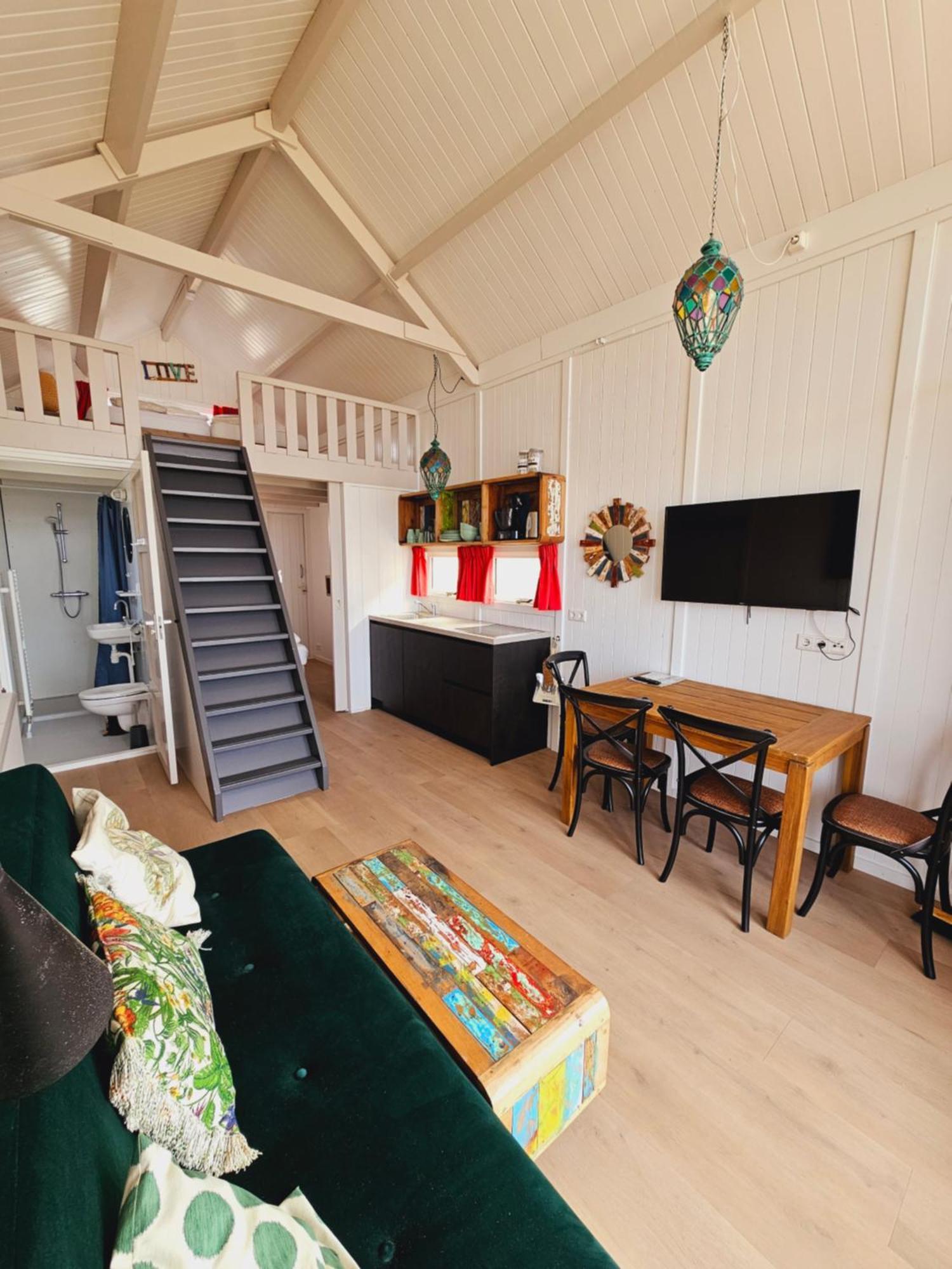 Strandvakantiehuisjes Katwijk 카트베이크안제이 외부 사진