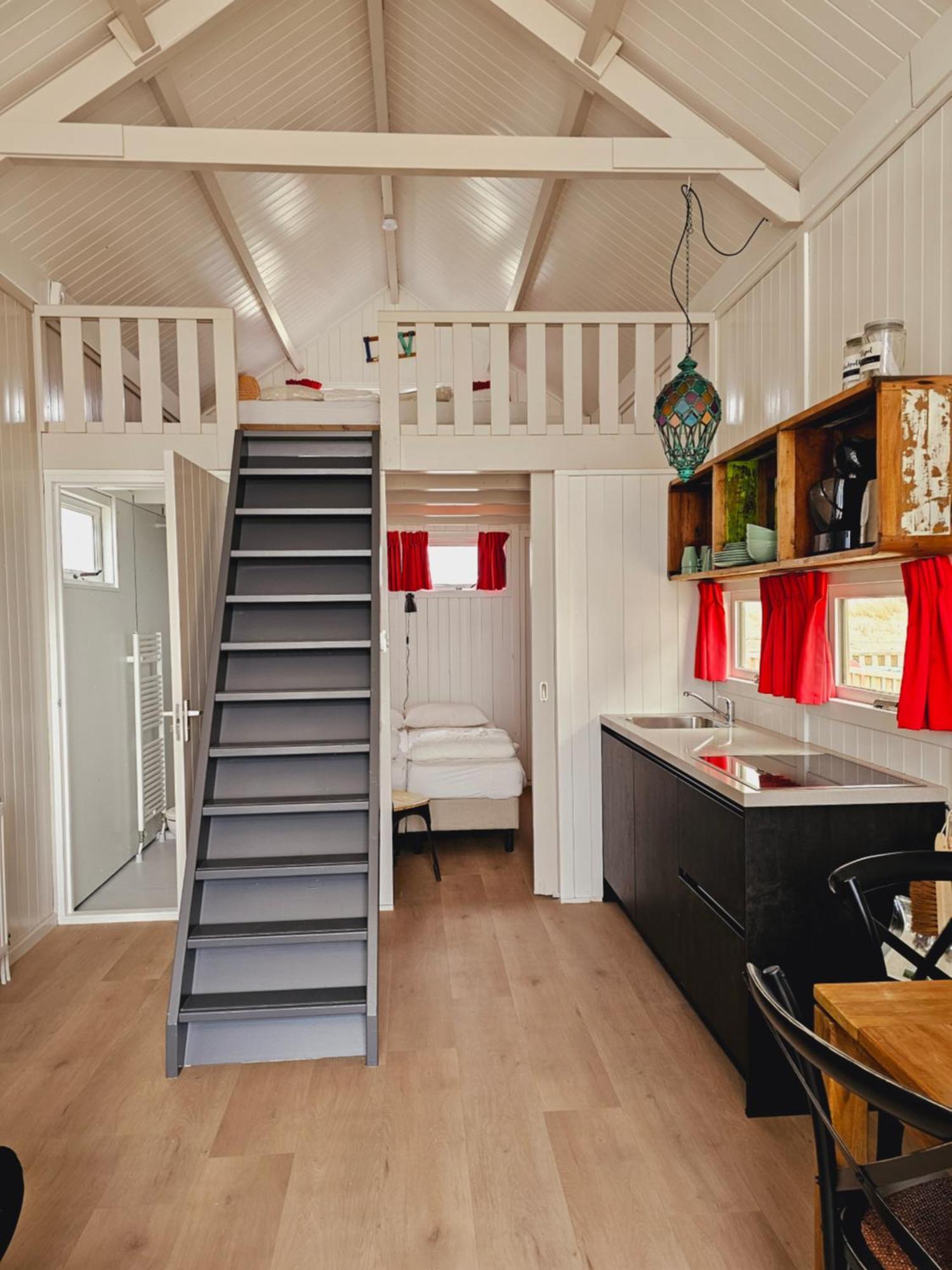 Strandvakantiehuisjes Katwijk 카트베이크안제이 외부 사진