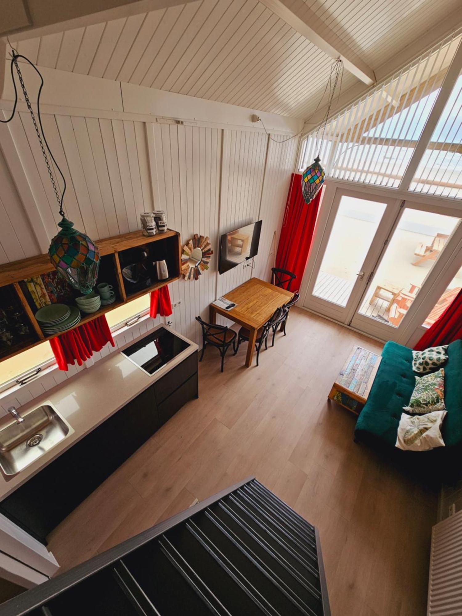 Strandvakantiehuisjes Katwijk 카트베이크안제이 외부 사진