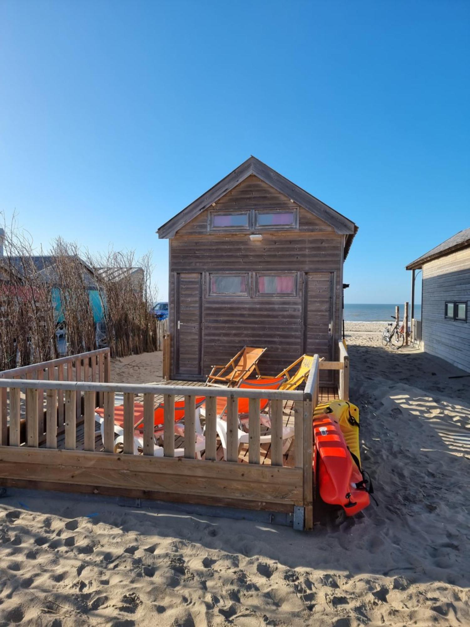 Strandvakantiehuisjes Katwijk 카트베이크안제이 외부 사진