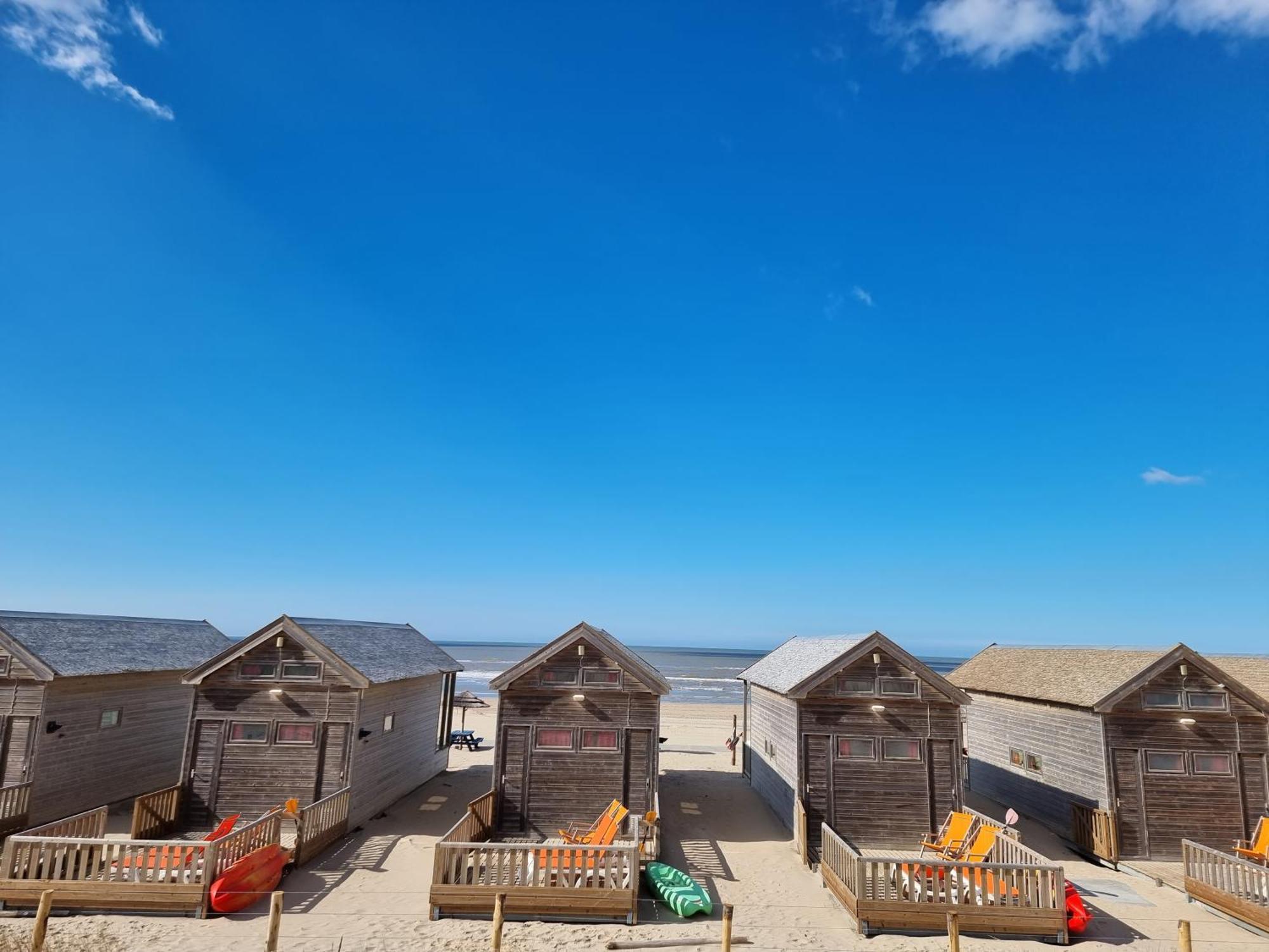Strandvakantiehuisjes Katwijk 카트베이크안제이 외부 사진